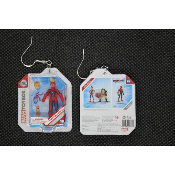 Mini Brands / Marvel - Captain Marvel earrings - Picture 5 of 7